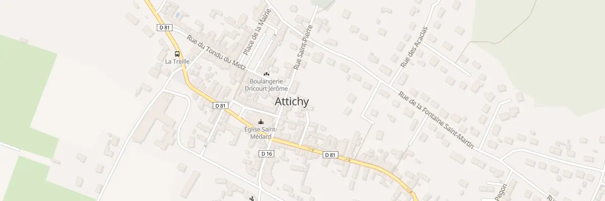Plan du 18B Rue du Commerce à Attichy