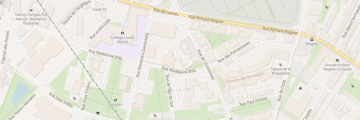Plan du 248 Rue de l’Arbrisseau à Lille