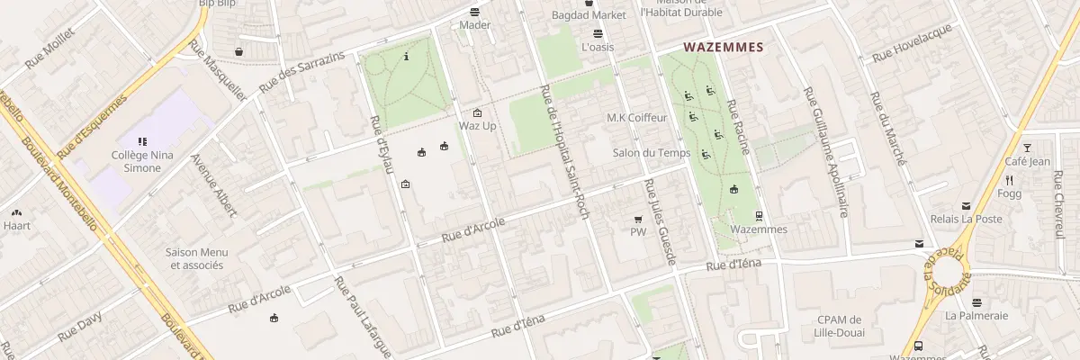 Plan du 9B Rue d’Arcole à Lille