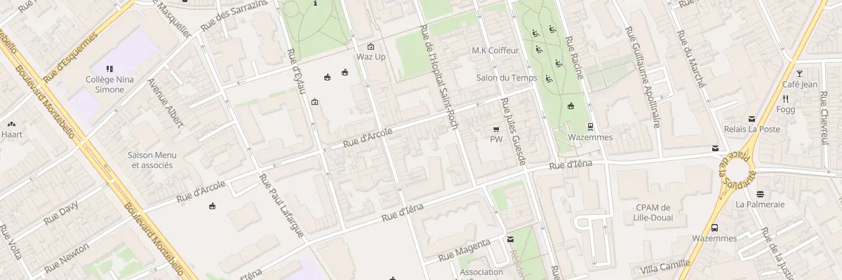Plan du 22 Rue d’Arcole à Lille