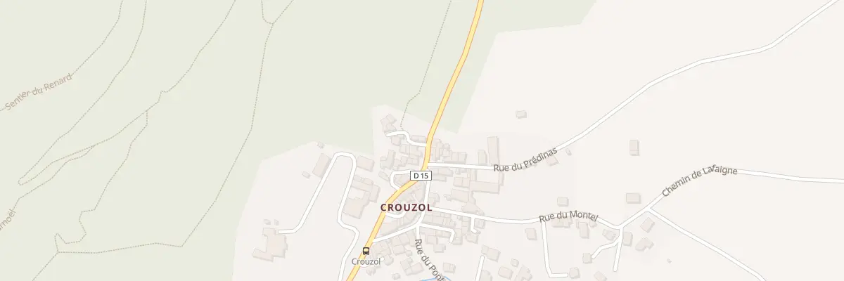 Plan du 23 Rue de Chatel - Crouzol à Volvic