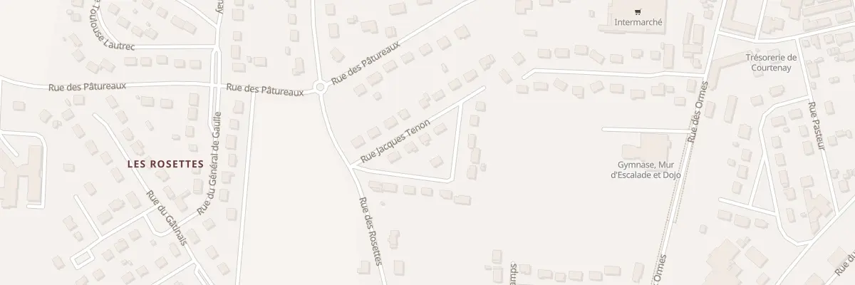Plan du 23 Rue Jacques Tenon à Courtenay