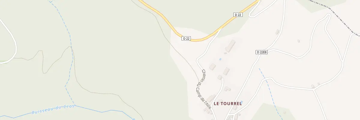 Plan du 5372F Le Tourrel à Rosis