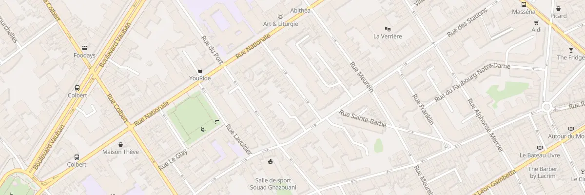 Plan du 26 Rue Catel Beghin à Lille
