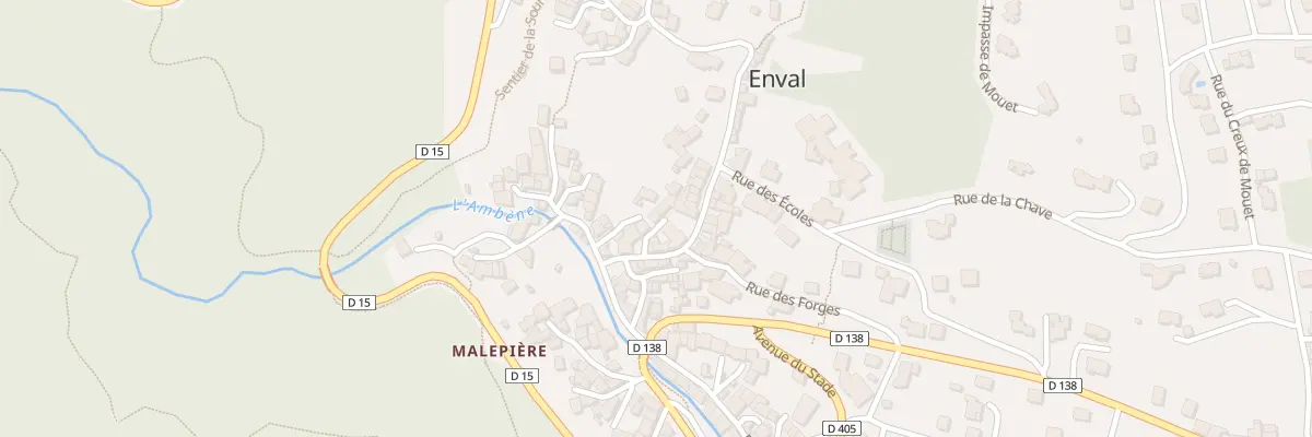 Plan du 5 Imp de la République à Enval