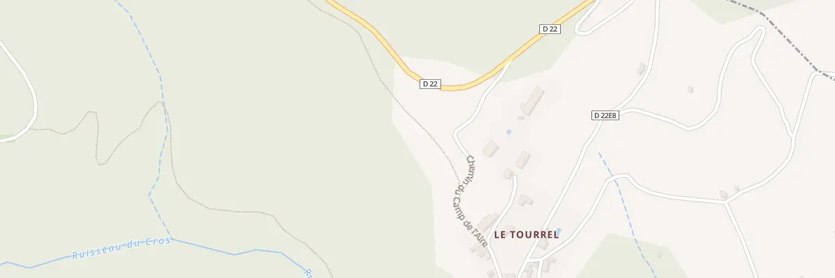 Plan du 5372F Le Tourrel à Rosis