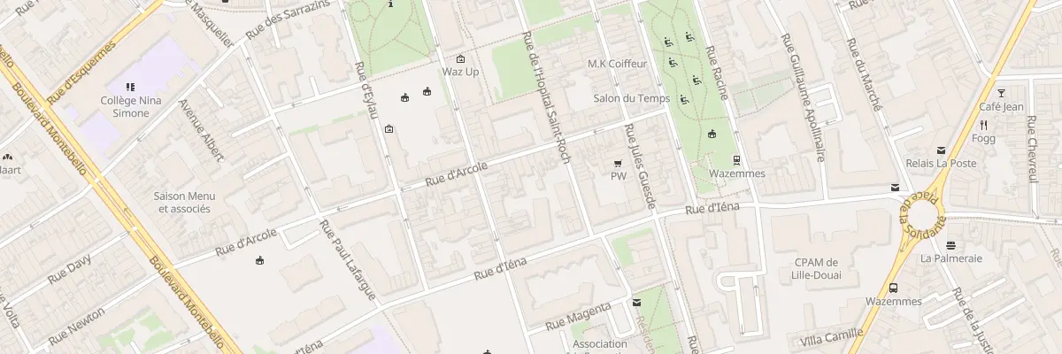 Plan du 20 Rue d’Arcole à Lille