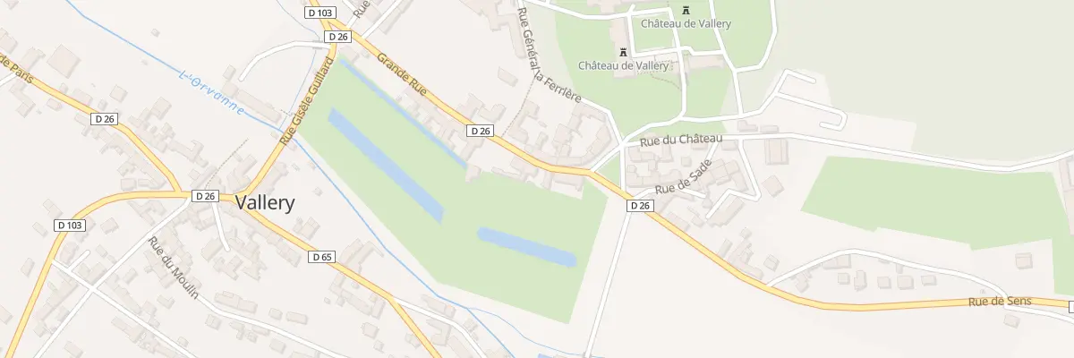 Plan du 20 Grande Rue à Vallery