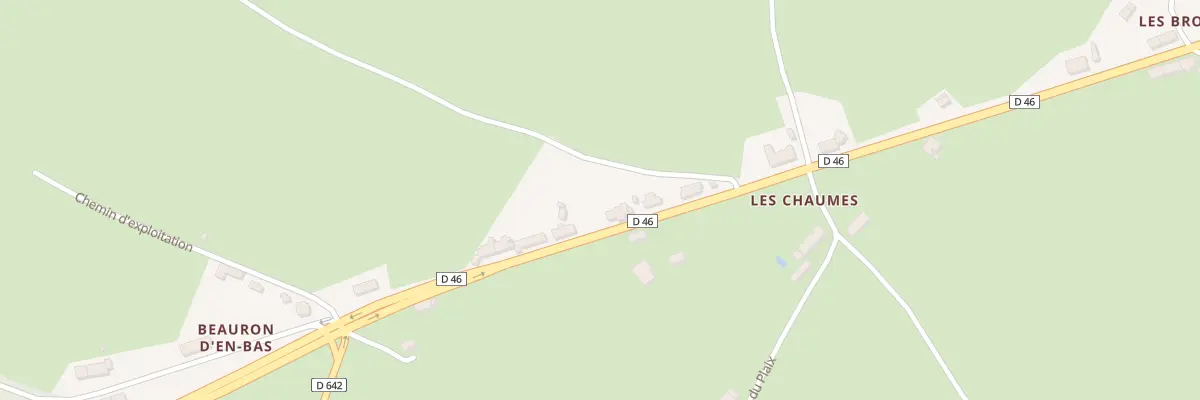 Plan du 32 Rte du Grand Chemin à Voussac