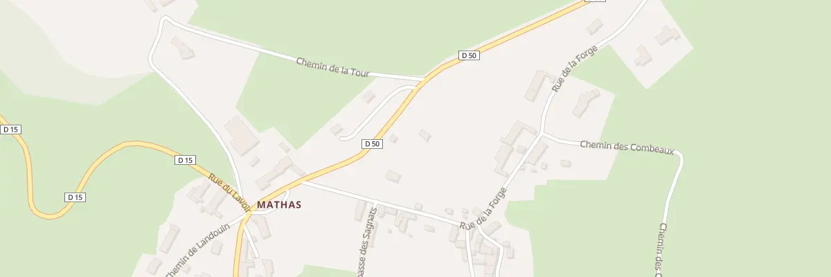 Plan du 5182 Village de Mathas à Marcillat