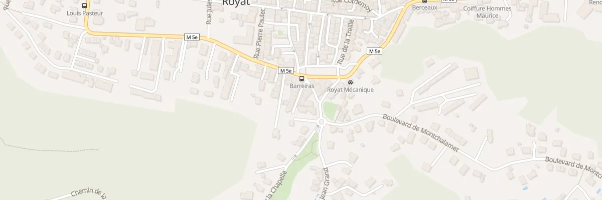 Plan du 7 Imp des Barreiras à Royat