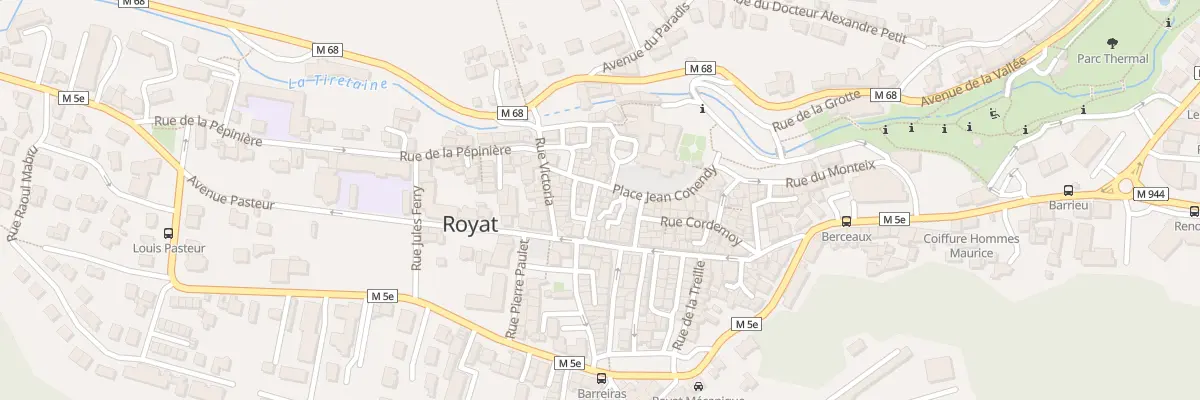Plan du 12 Rue de l’Arcade à Royat