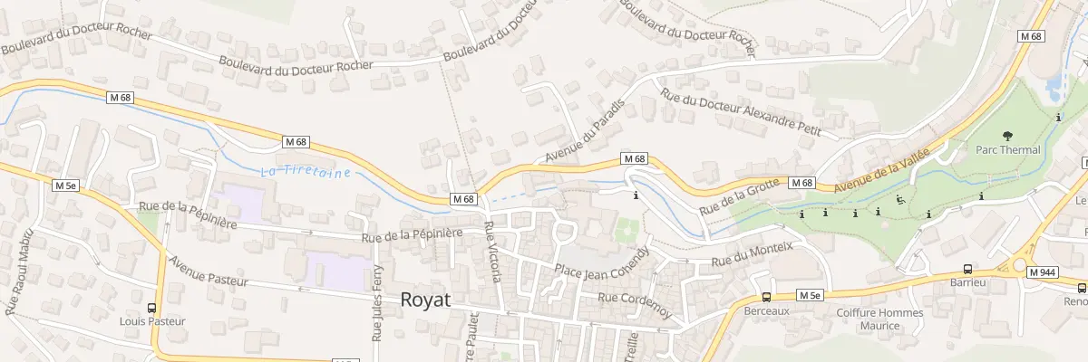 Plan du 35 Av de la Vallée à Royat
