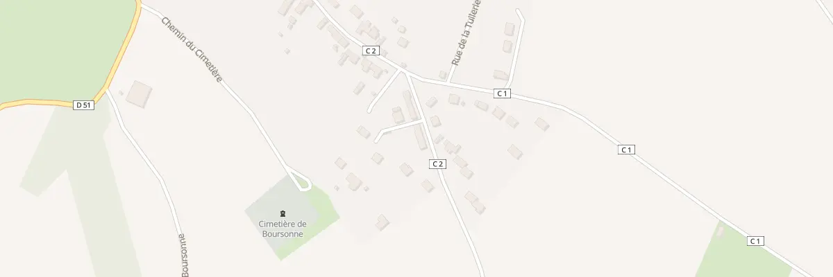 Plan du 32 Rue de la Poste à Boursonne