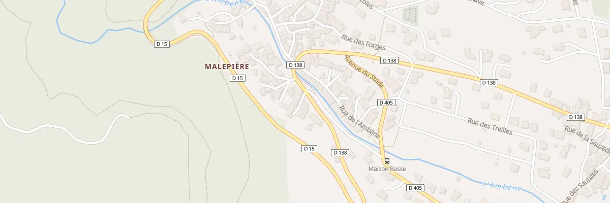 Plan du 5 Rue des Caves à Enval