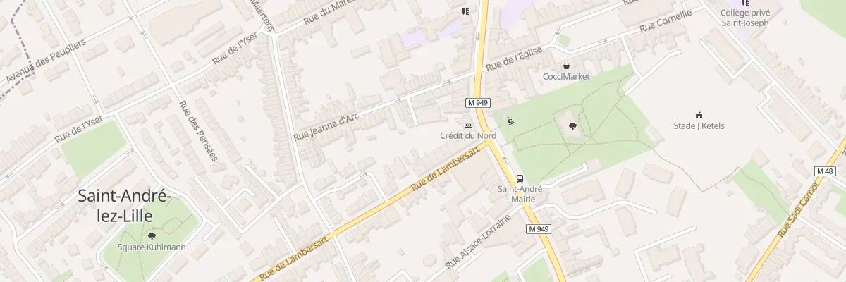 Plan du 8 Rue de Lambersart à Saint-André-lez-Lille