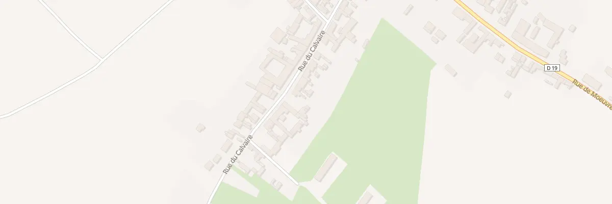 Plan du 20 Rue du Calvaire à Inchy-en-Artois