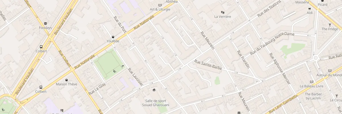 Plan du 28B Rue Catel Beghin à Lille