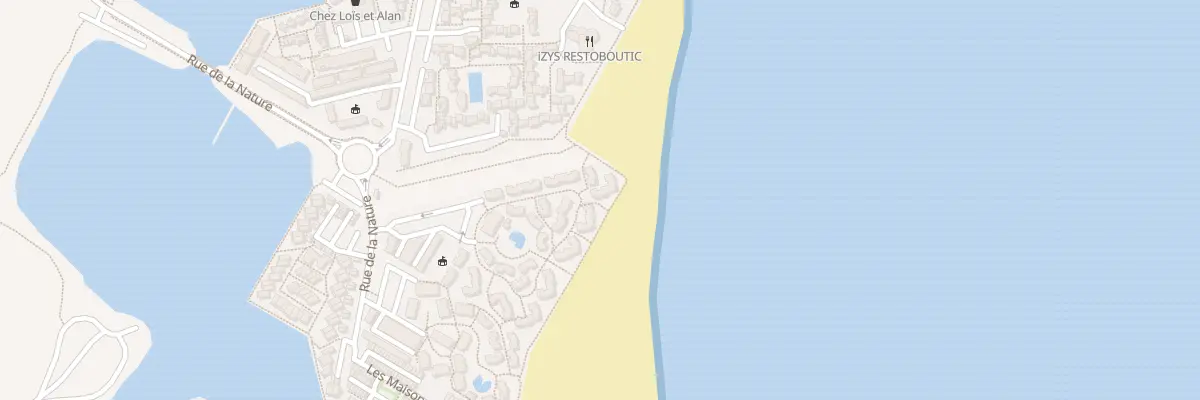 Plan du 1 Res Oasis Village Naturiste à Leucate