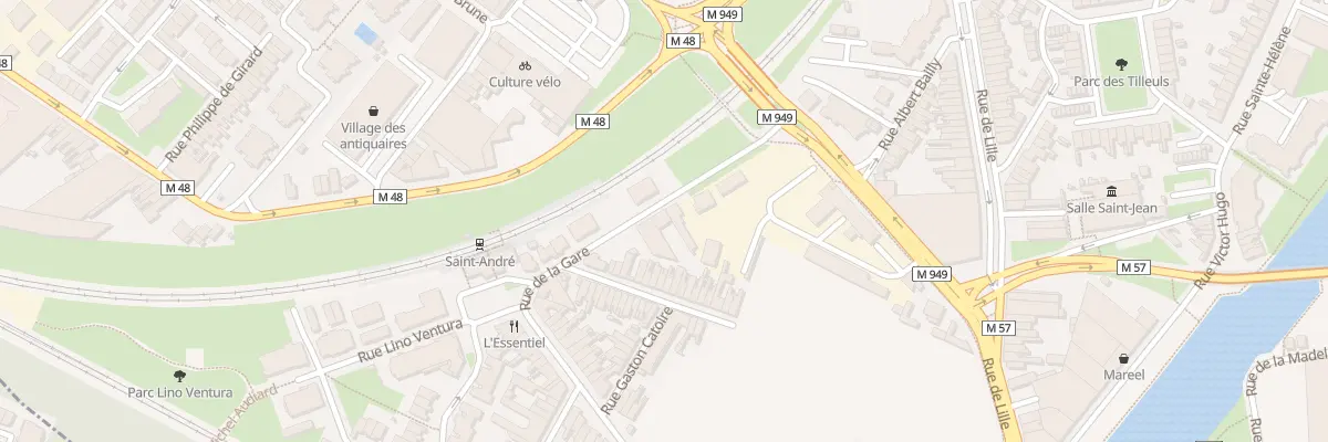 Plan du 88 Rue de la Gare à Saint-André-lez-Lille