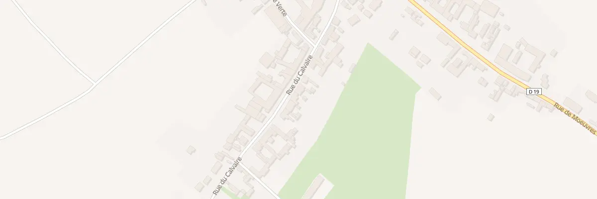 Plan du 14 Rue du Calvaire à Inchy-en-Artois