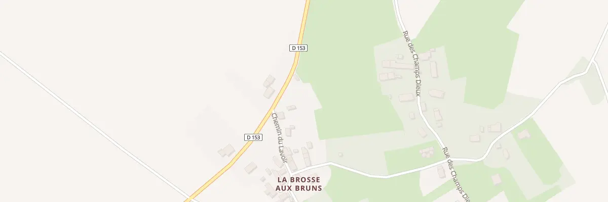 Plan du 483 La Brosse aux Bruns à Alligny-Cosne