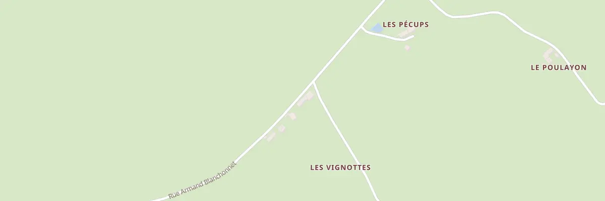 Plan du 5080 Les Vignottes à Gipcy