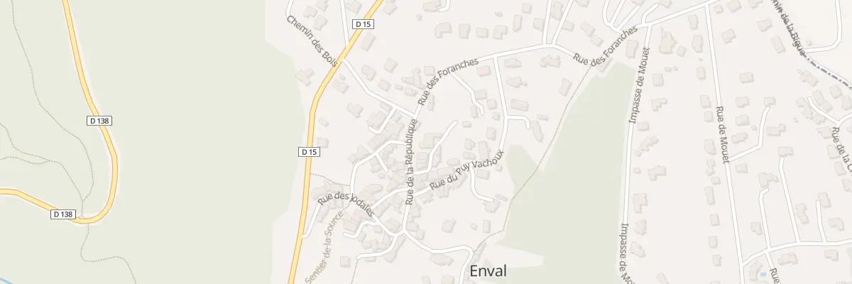 Plan du 64 Rue de la République à Enval
