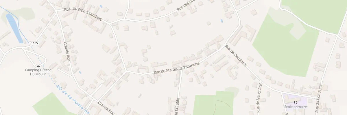 Plan du 147 Rue du Marais Triomphe à Salency