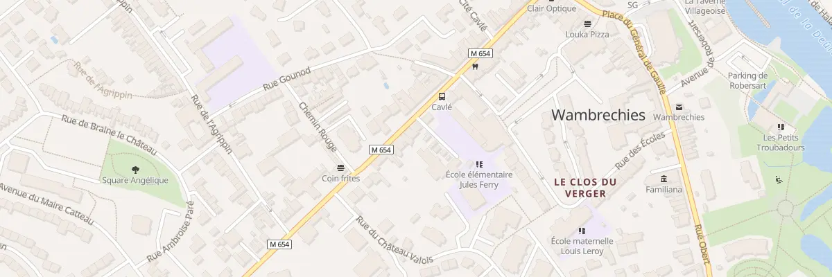 Plan du 39 Rue du Général Leclerc à Wambrechies
