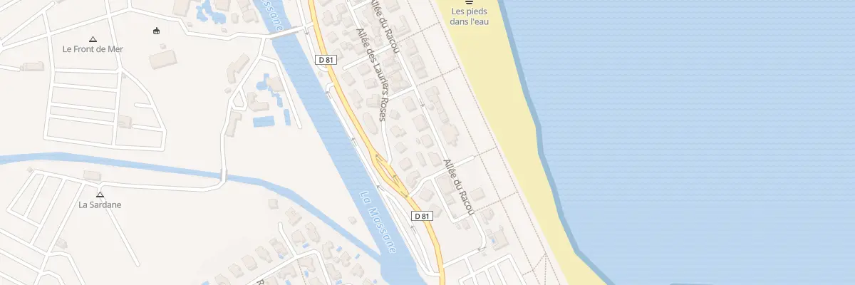 Plan du 64 All du Racou à Argelès-sur-Mer