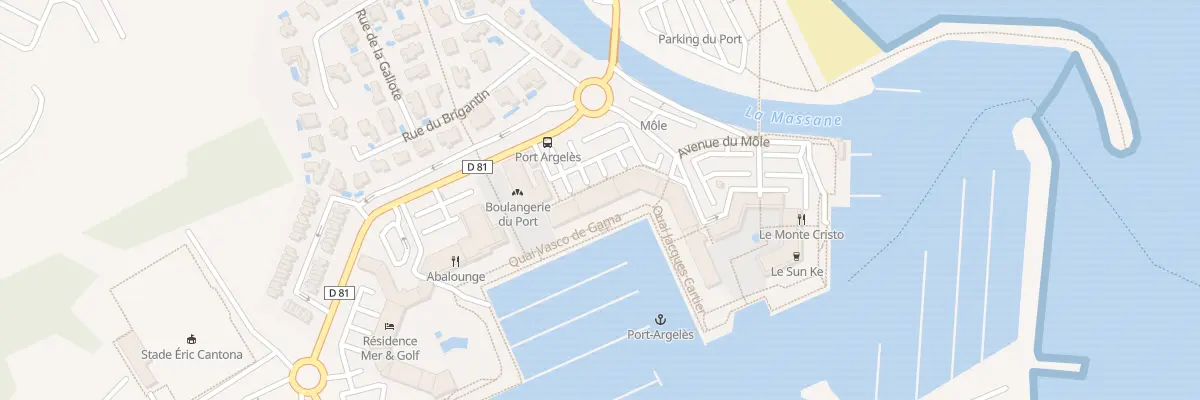 Plan du 9002 Res Les Villegiales du Port à Argelès-sur-Mer