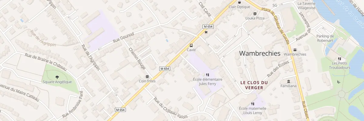 Plan du 37 Rue du Général Leclerc à Wambrechies