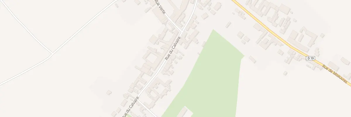 Plan du 12 Rue du Calvaire à Inchy-en-Artois