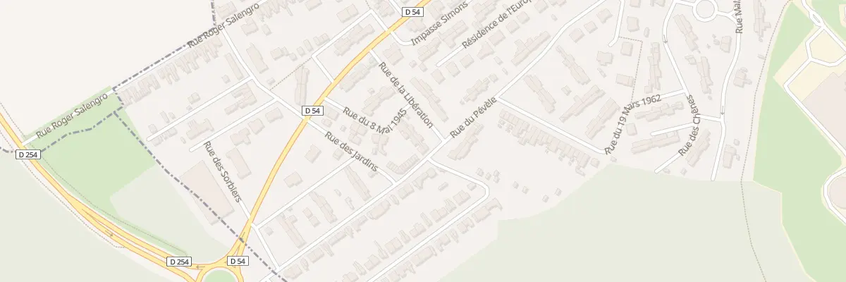 Plan du 109 Rue de la Libération à Thumeries