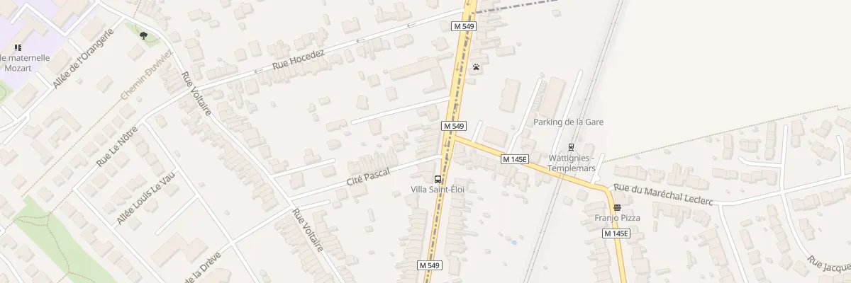 Plan du 166 Rue du Général De Gaulle à Wattignies