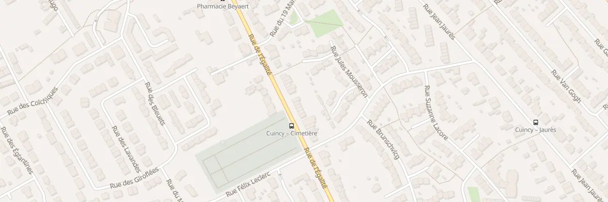 Plan du 243 Rue de l’Egalite à Cuincy
