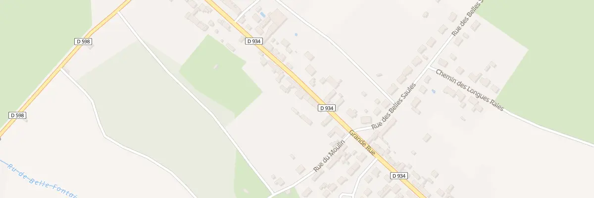 Plan du 89A Le Village Vers la Mare Di à Pontoise-lès-Noyon