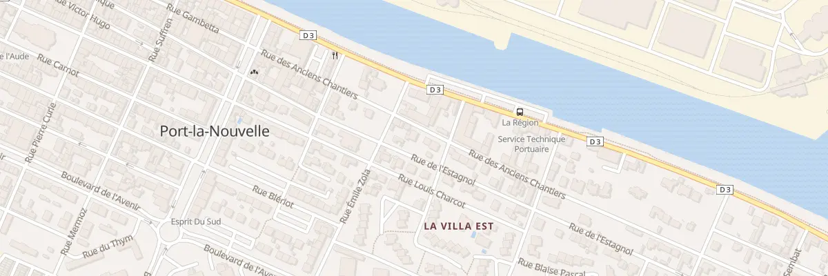 Plan du 210 Rue des Anciens Chantiers à Port-la-Nouvelle