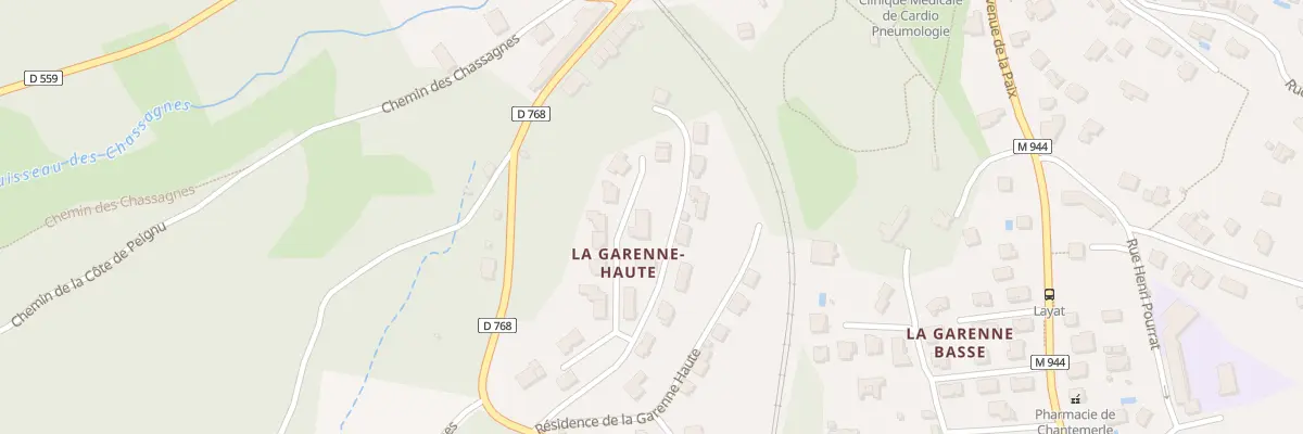 Plan du 16 La Garenne Haute à Saint-Agoulin