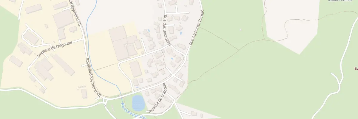 Plan du 1 Rue des Baumeles à Creissels