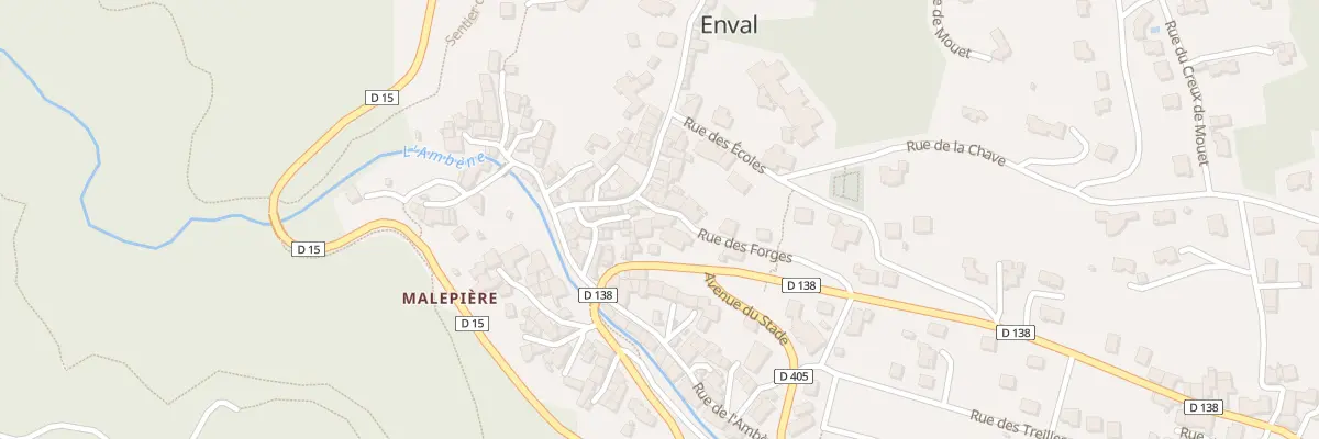 Plan du 4 Rue des Forges à Enval