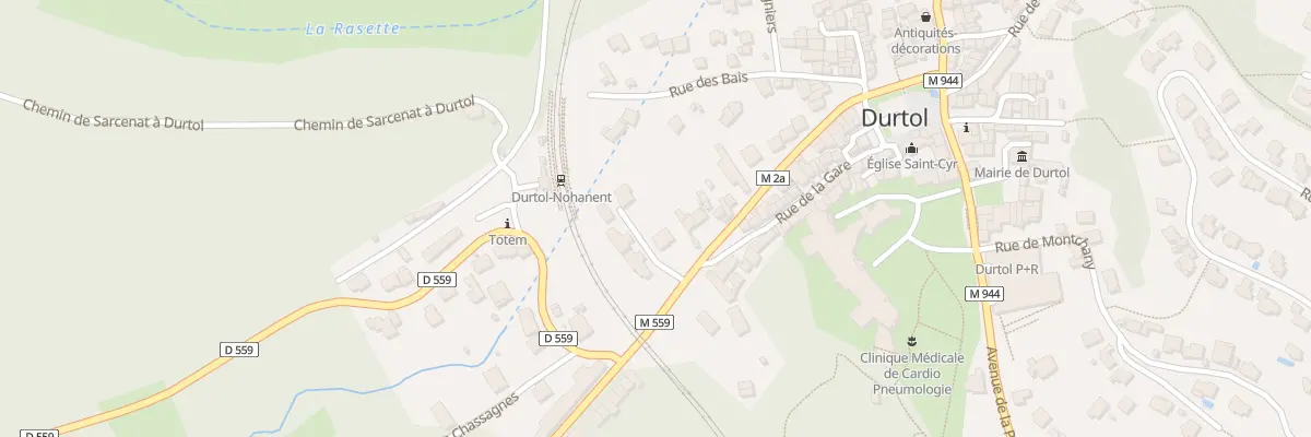Plan du 58 Rue de la Gare à Durtol
