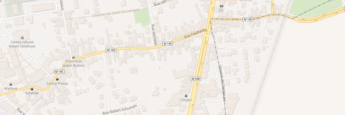 Plan du 19 Rue Faidherbe à Wattignies