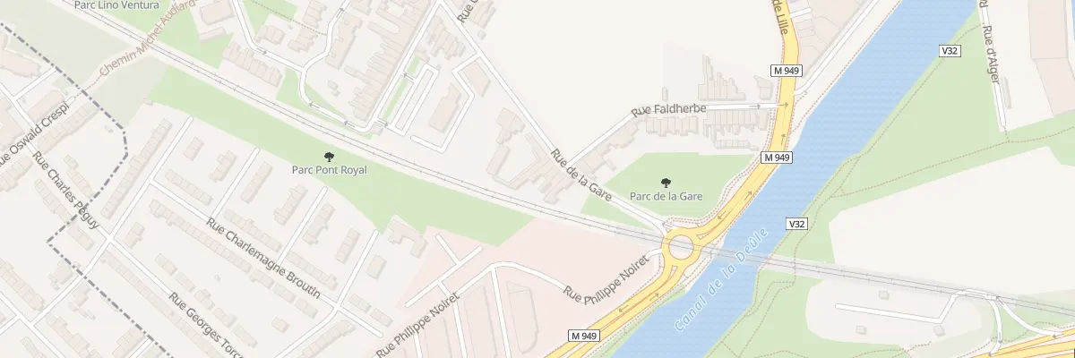 Plan du 37 Rue de la Gare à Saint-André-lez-Lille