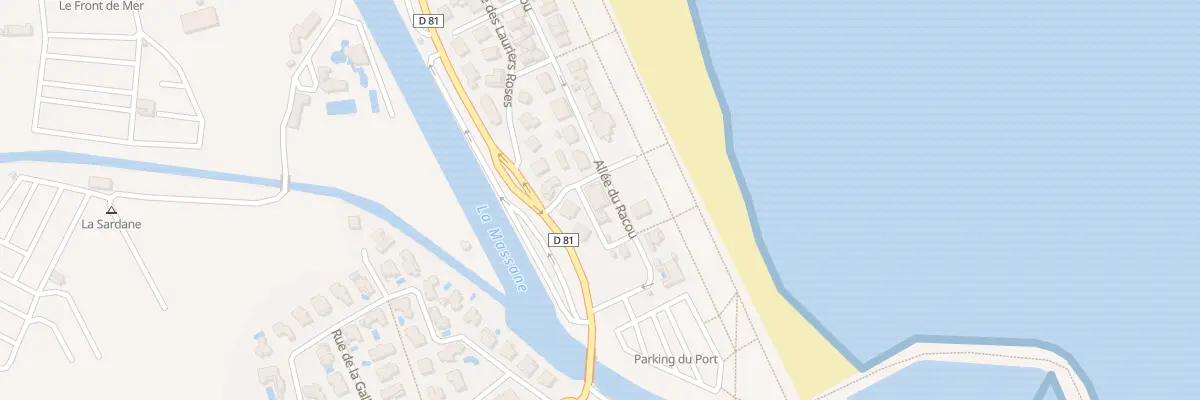 Plan du 68 All du Racou à Argelès-sur-Mer