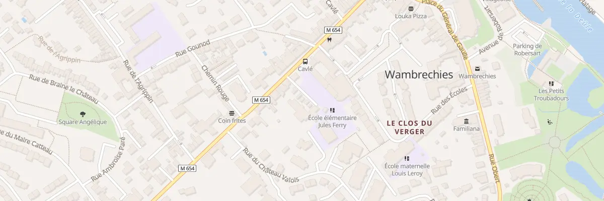 Plan du 2 Cite Rasseneur à Wambrechies