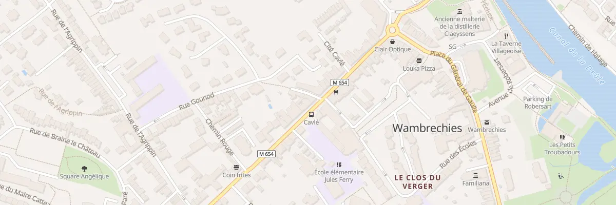 Plan du 42 Rue du Général Leclerc à Wambrechies