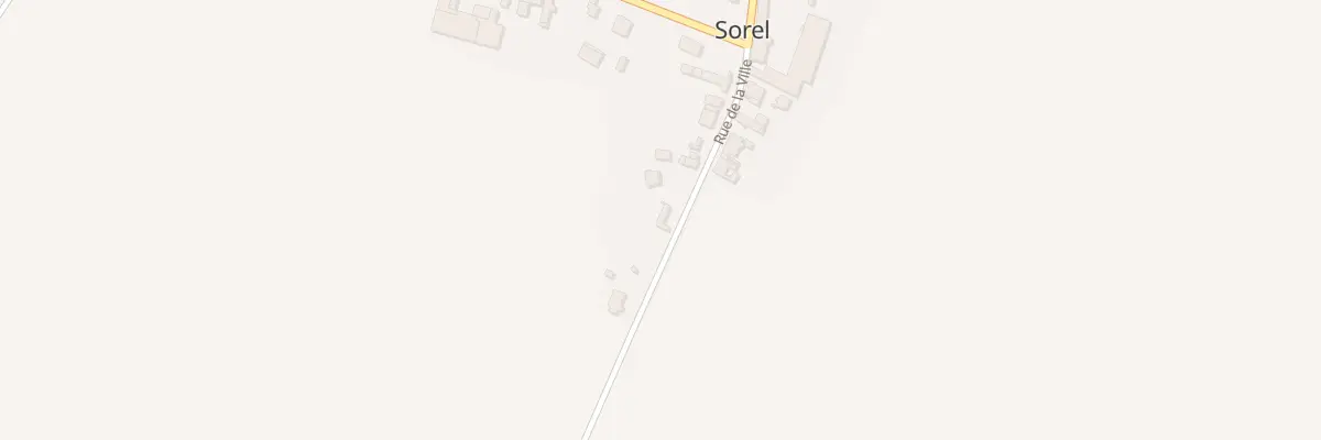Plan du 22 Rue de la Ville à Sorel