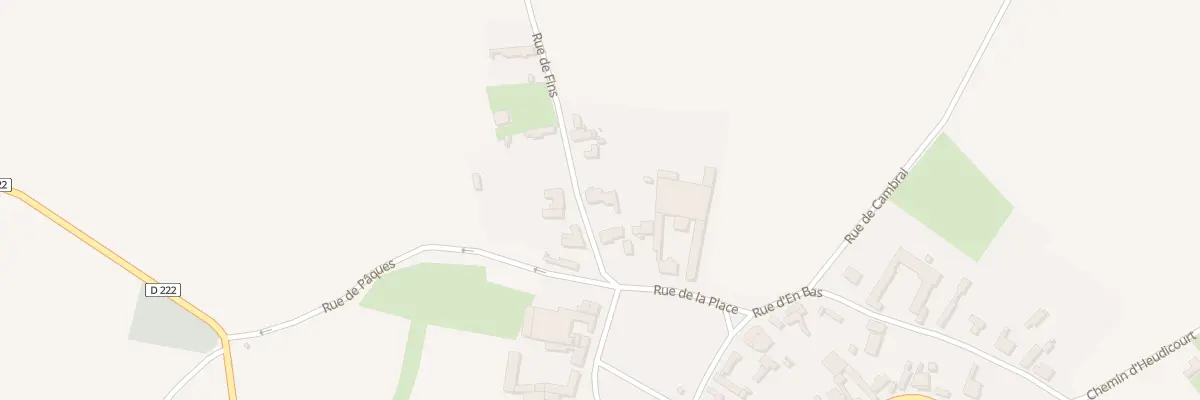 Plan du 2 Rue de Fins à Sorel